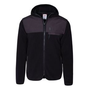 Topo Designs Men's Fleece Hoodie - Black - Medium